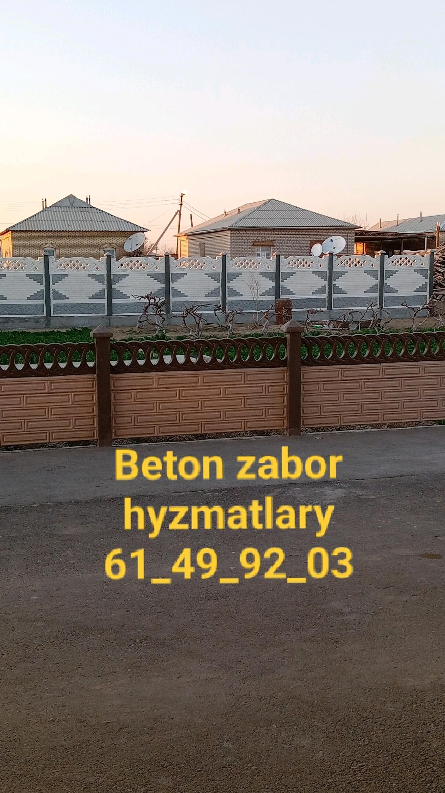 Beton zabor hyzmatlary. - Mary - img 9