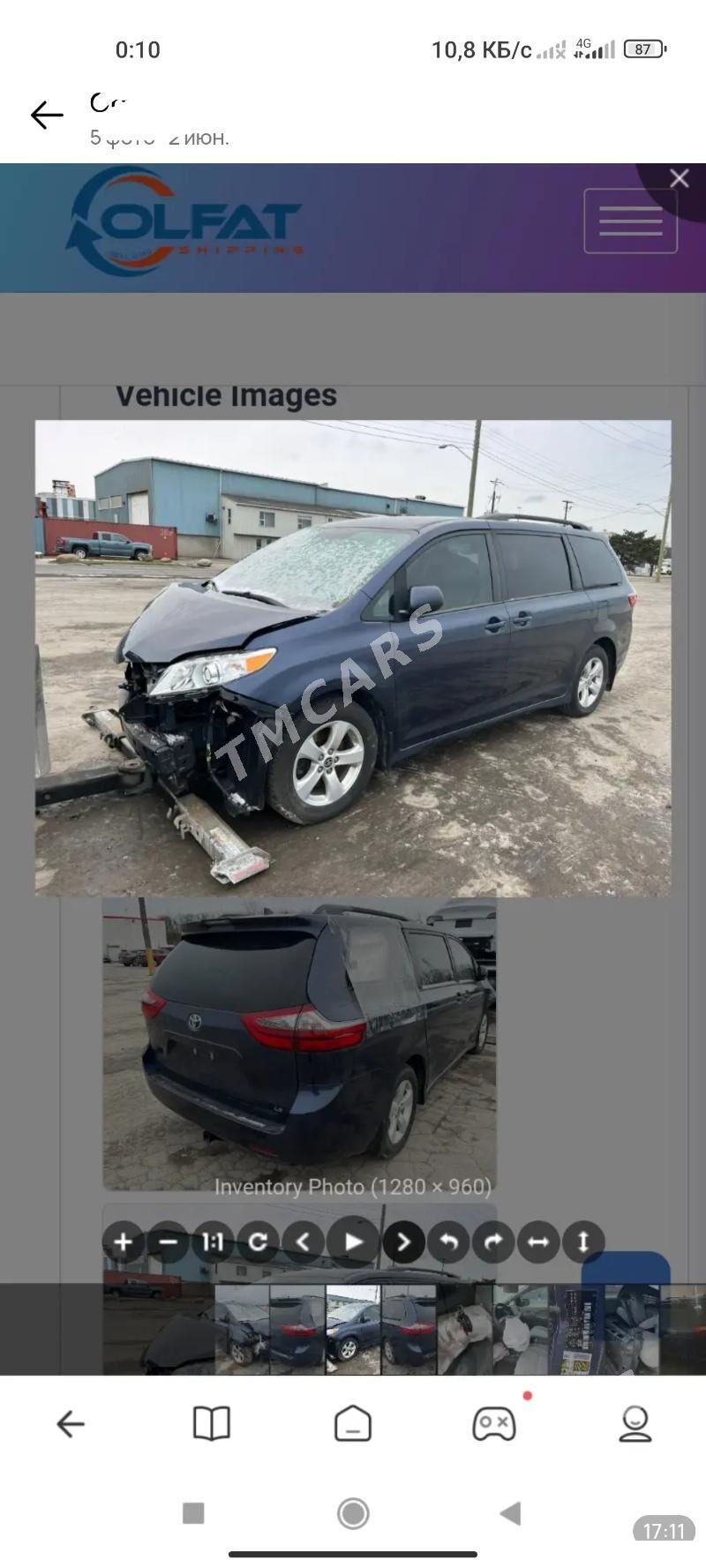 Toyota Sienna 2020 - 410 000 TMT - Ашхабад - img 5