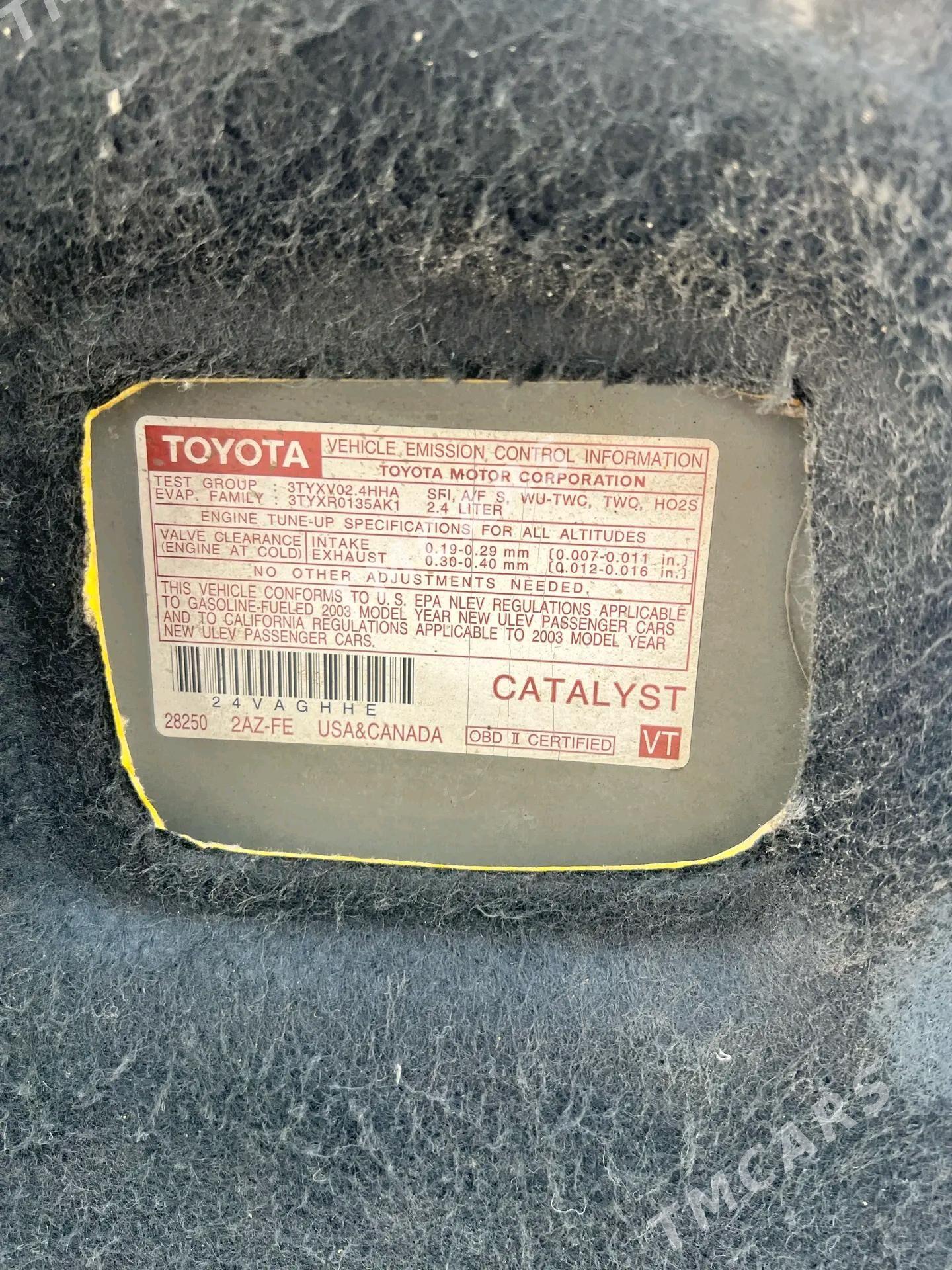 Toyota Camry 2003 - 159 000 TMT - Aşgabat - img 4