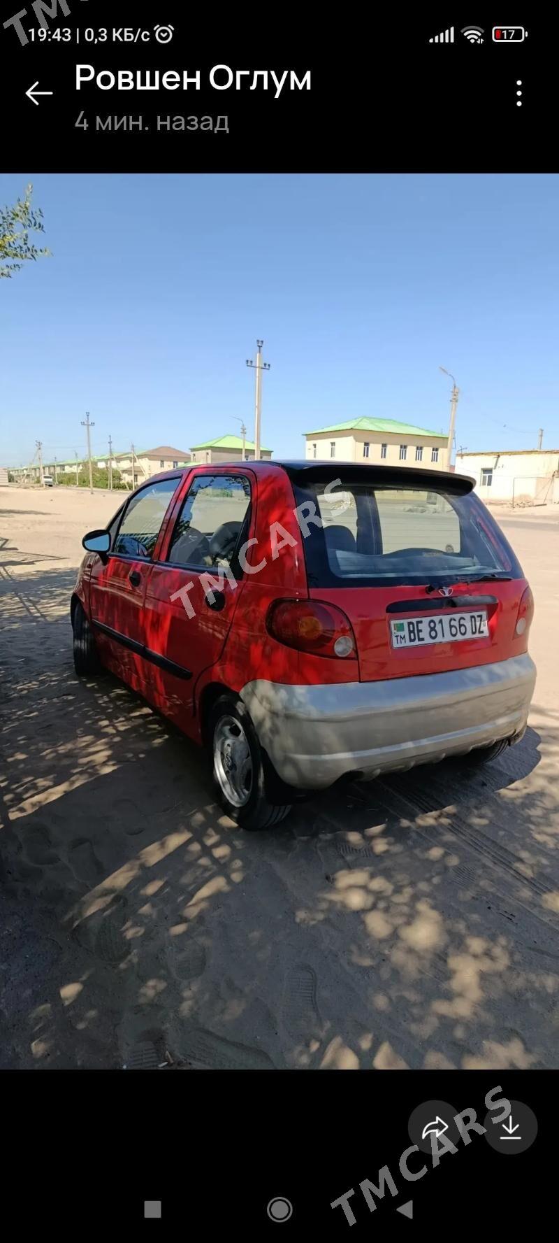 Daewoo Matiz 2004 - 28 000 TMT - Daşoguz - img 7