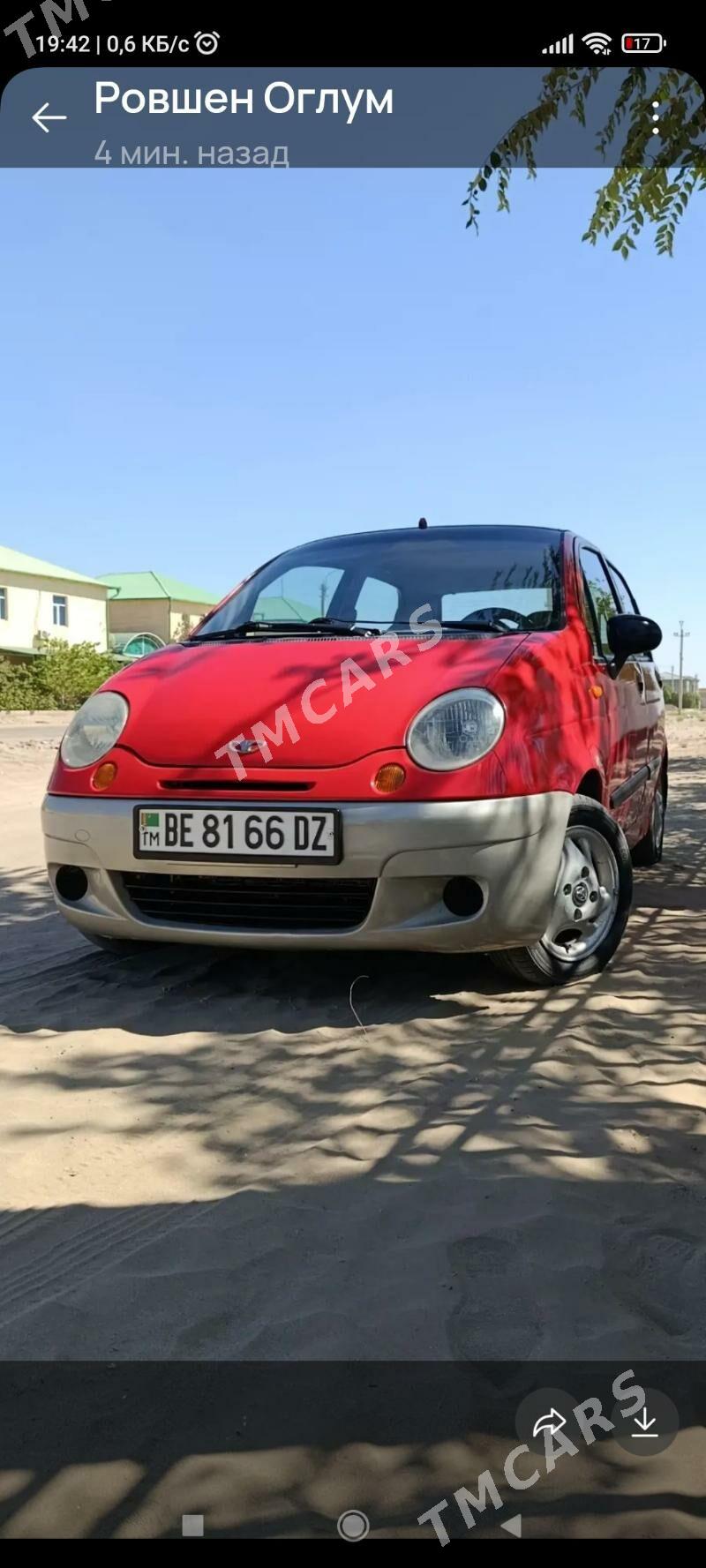 Daewoo Matiz 2004 - 28 000 TMT - Daşoguz - img 3