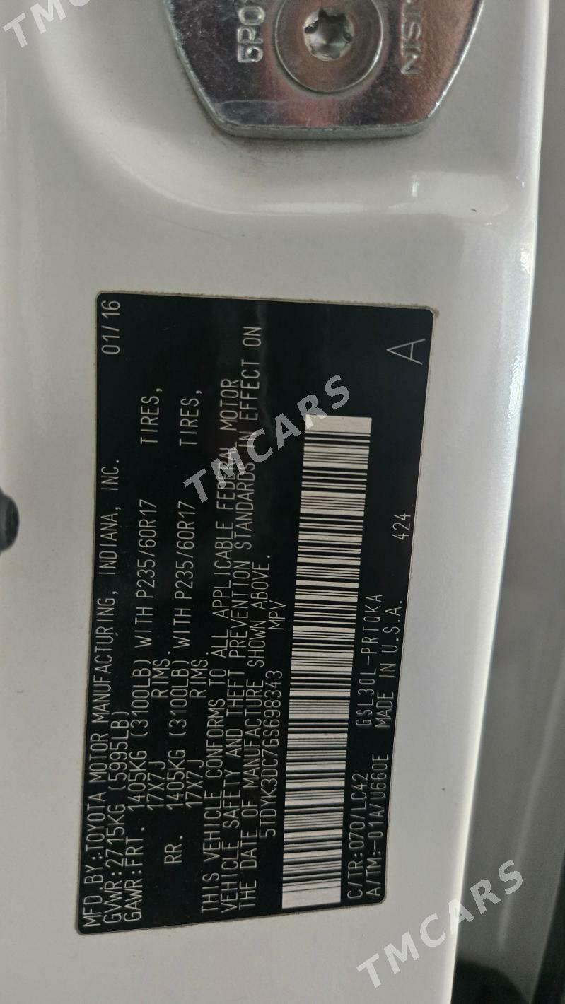 Toyota Sienna 2016 - 420 000 TMT - Aşgabat - img 2