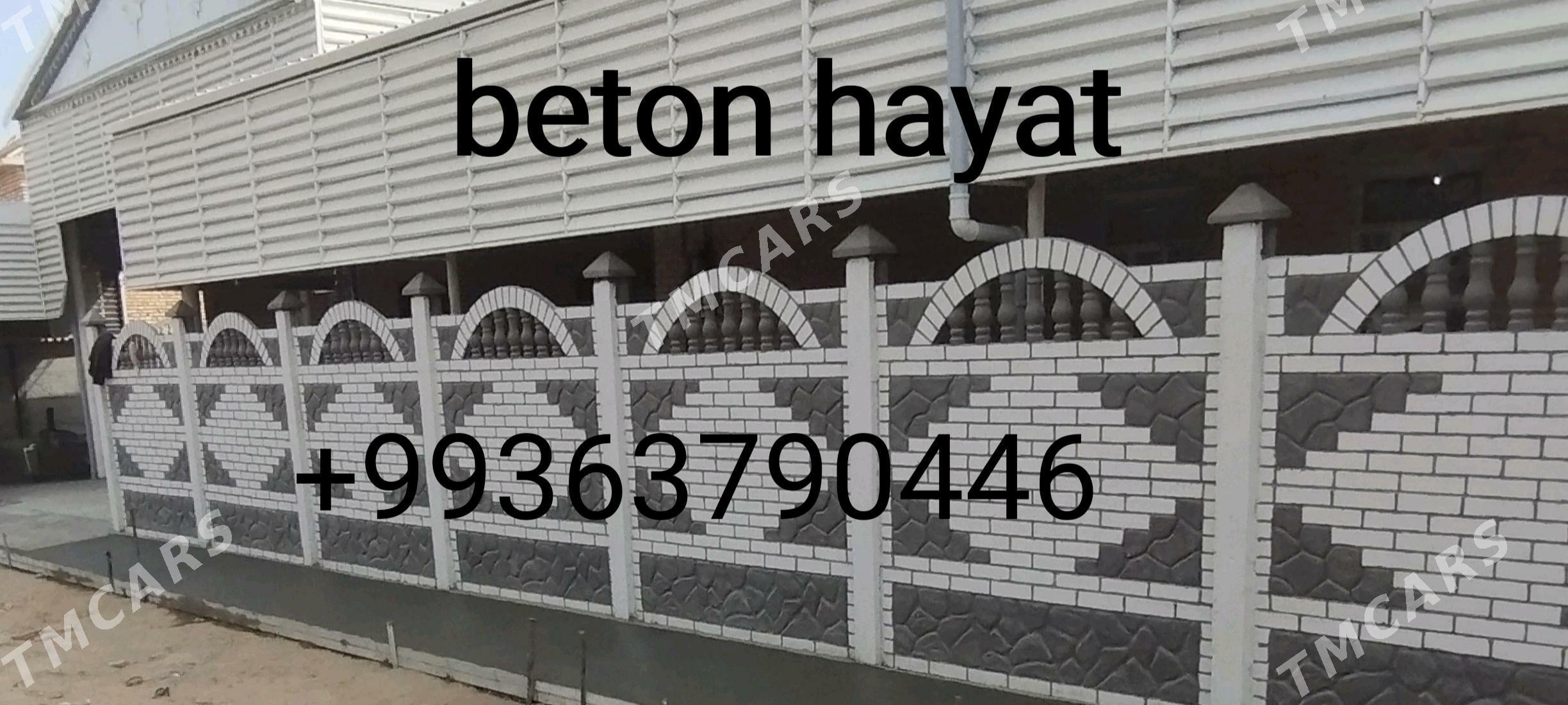 beton zaborlar (hayat) - Ýolöten - img 5