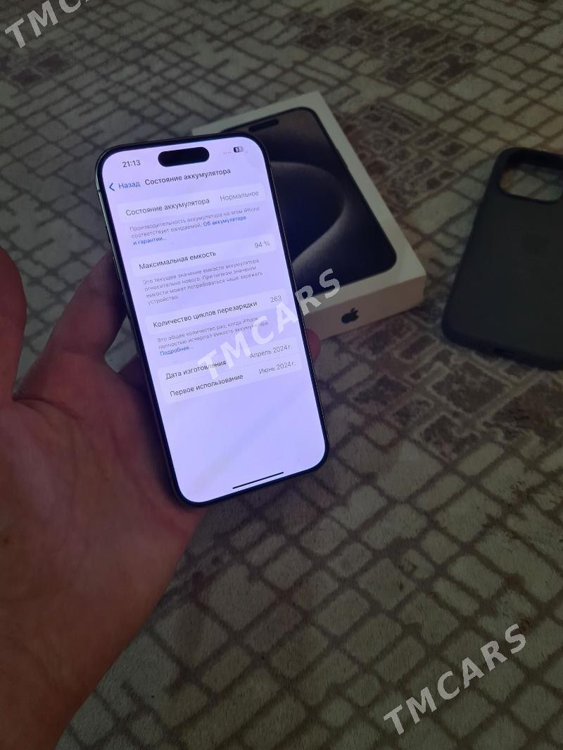IPHONE 15 PRO 128GB - Aşgabat - img 2