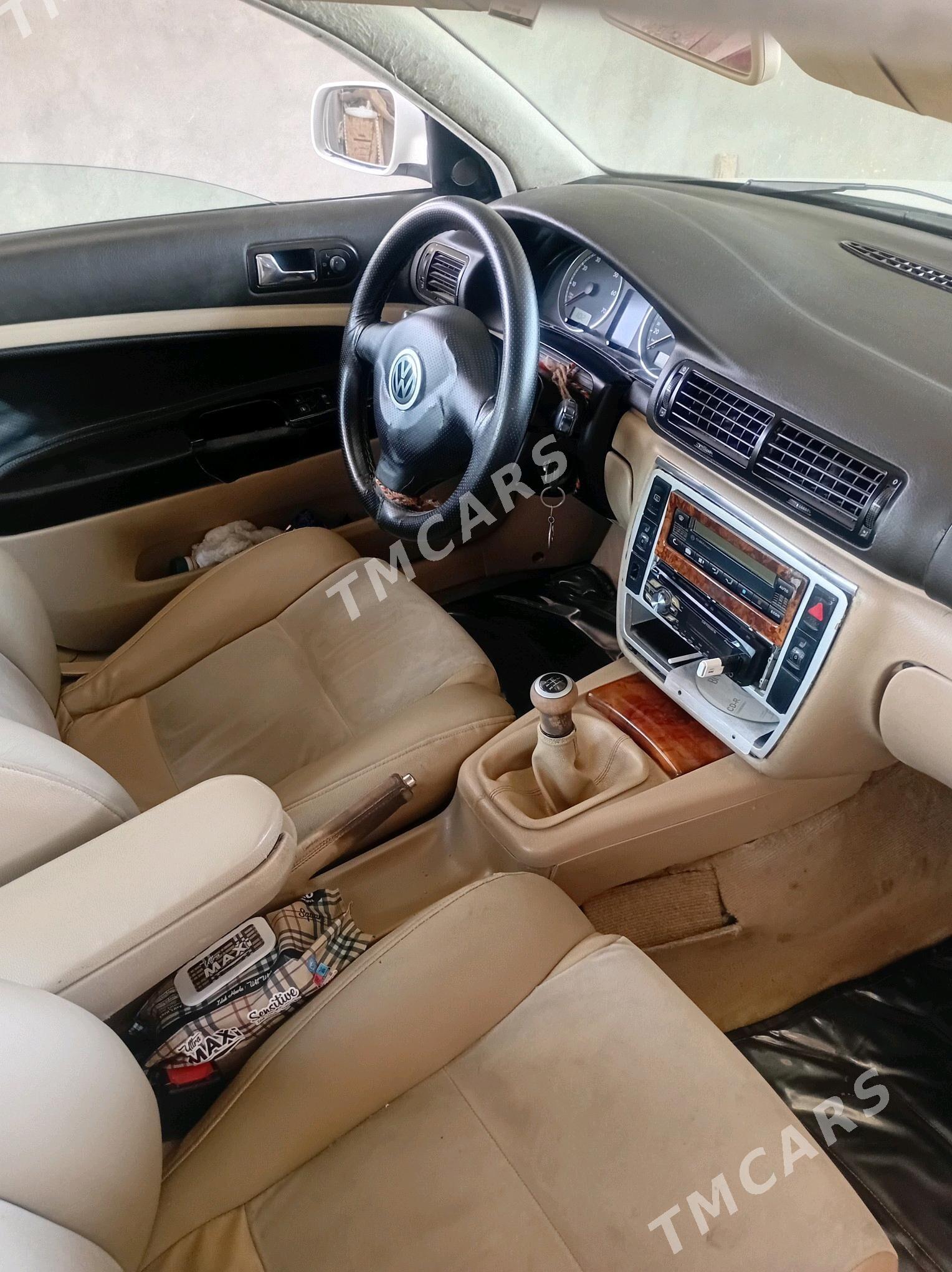 Volkswagen Passat 2000 - 44 000 TMT - Ак-Бугдайский этрап - img 5