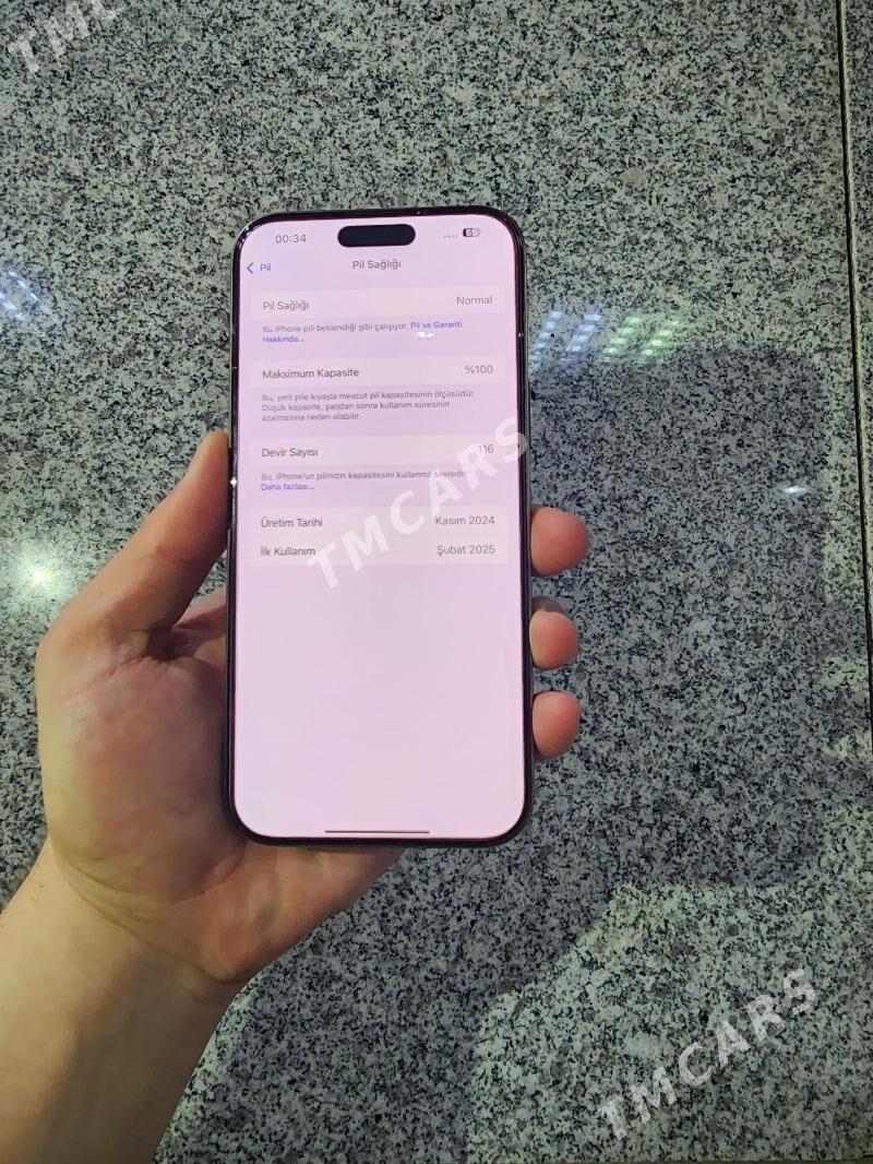 Iphone 16Pro Max 256gb - Ашхабад - img 7