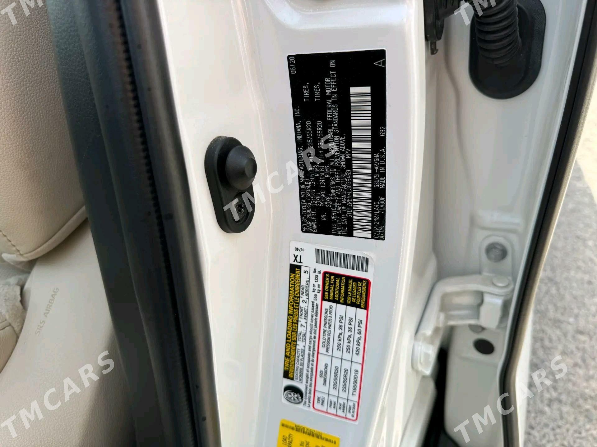 Toyota Highlander 2021 - 640 000 TMT - Baýramaly - img 6