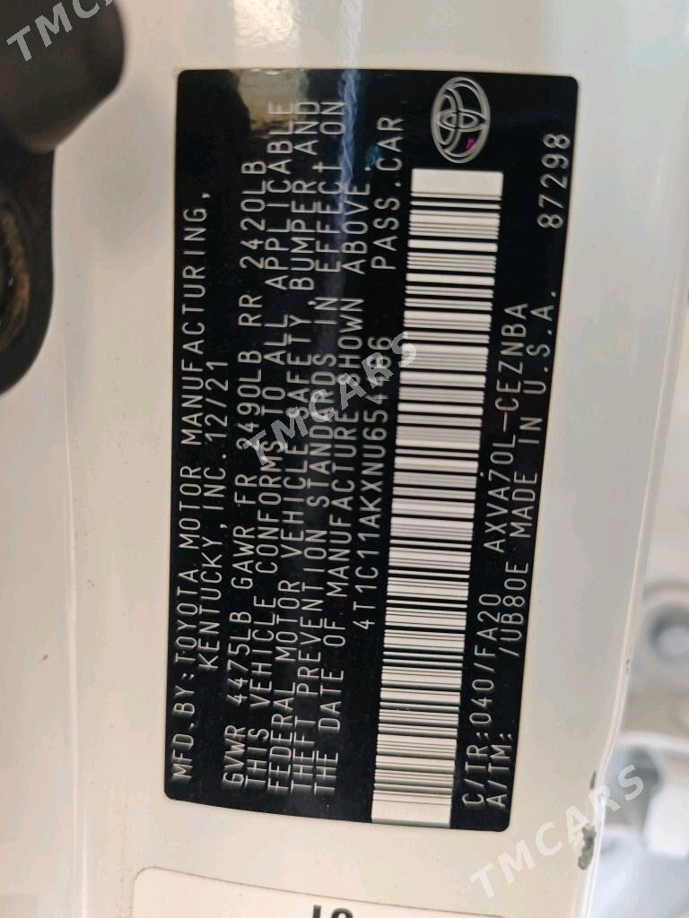 Toyota Camry 2021 - 308 000 TMT - Mary - img 8