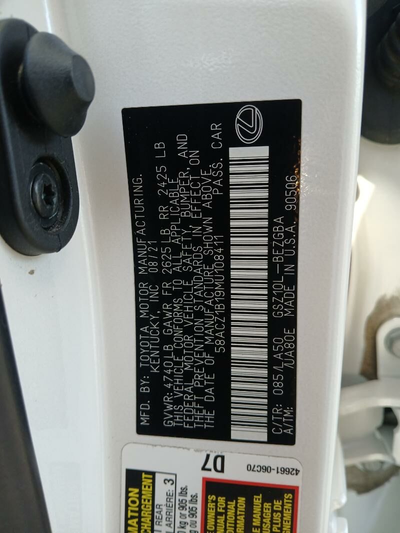 Lexus ES 350 2021 - 565 000 TMT - Büzmeýin - img 8