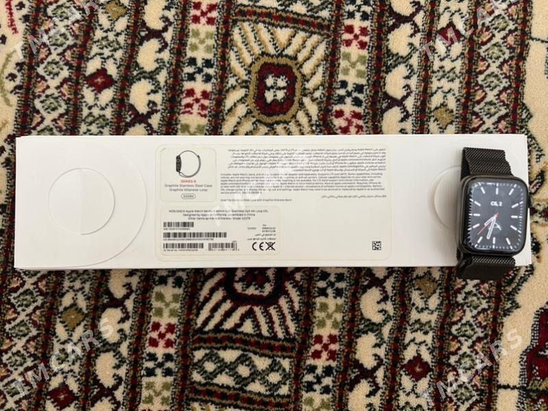 Apple Watch 6-44 stainstell - Aşgabat - img 2