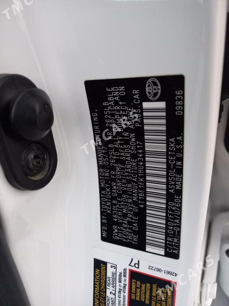Toyota Camry 2017 - 297 000 TMT - Ашхабад - img 9