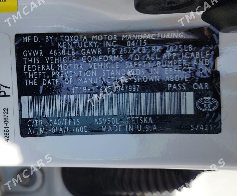 Toyota Camry 2015 - 247 000 TMT - Арзув - img 2
