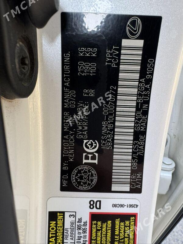Lexus ES 350 2020 - 785 000 TMT - Mary - img 9
