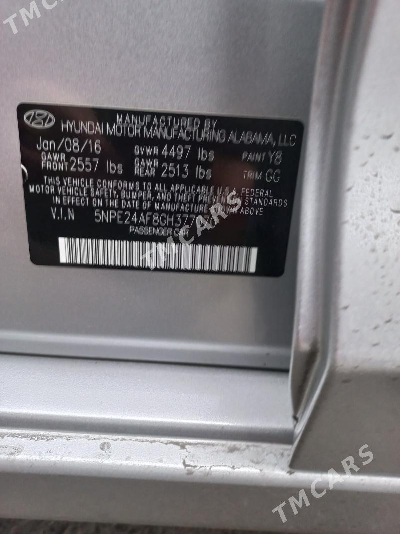 Hyundai Sonata 2016 - 190 000 TMT - Улица Ататурка - img 8