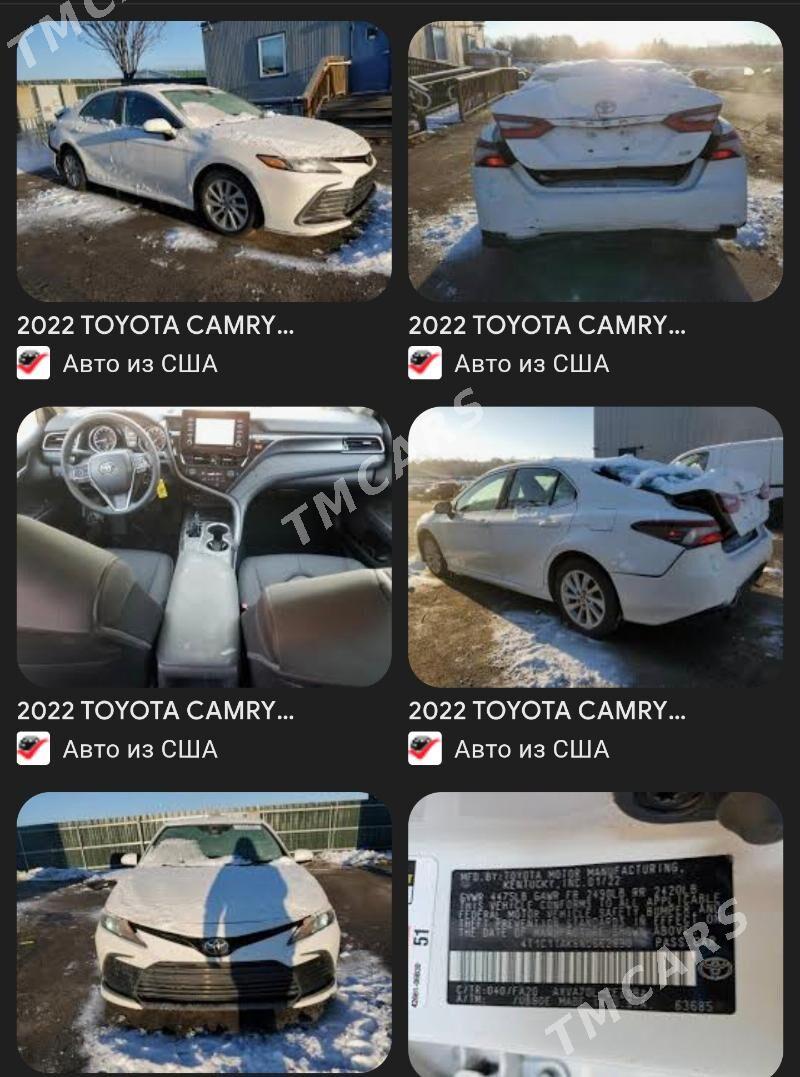 Toyota Camry 2022 - 350 000 TMT - Ашхабад - img 2
