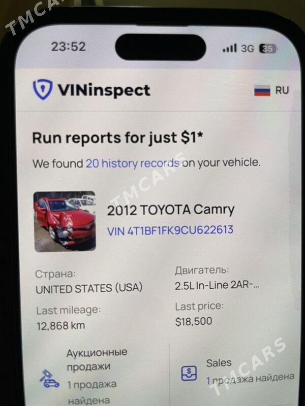 Toyota Camry 2012 - 220 000 TMT - Türkmenabat - img 9