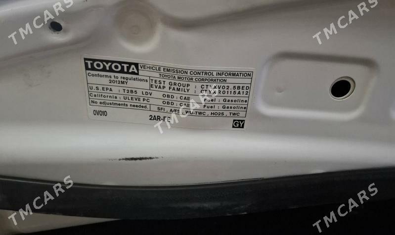 Toyota Camry 2012 - 218 000 TMT - Арчабиль шаёлы - img 10