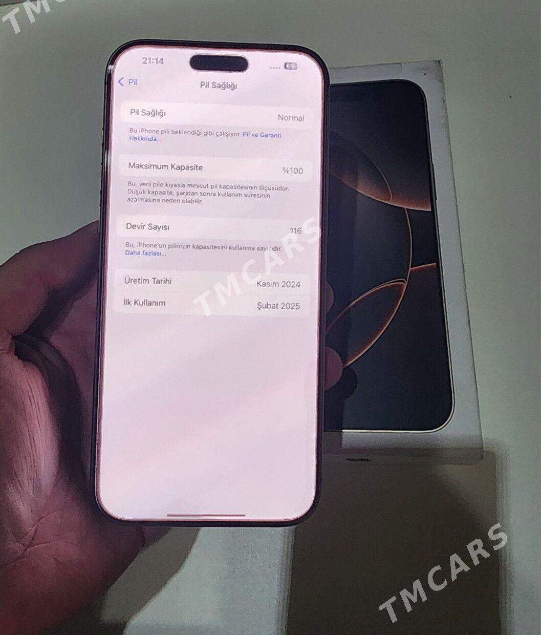 Iphone 16Pro Max 256gb - Aşgabat - img 5