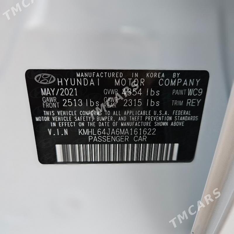 Hyundai Sonata 2021 - 297 000 TMT - Ашхабад - img 9