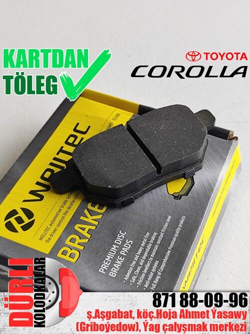 КОЛОДКИ КОРОЛЛА COROLLA KOLODK - Ашхабад - img 3