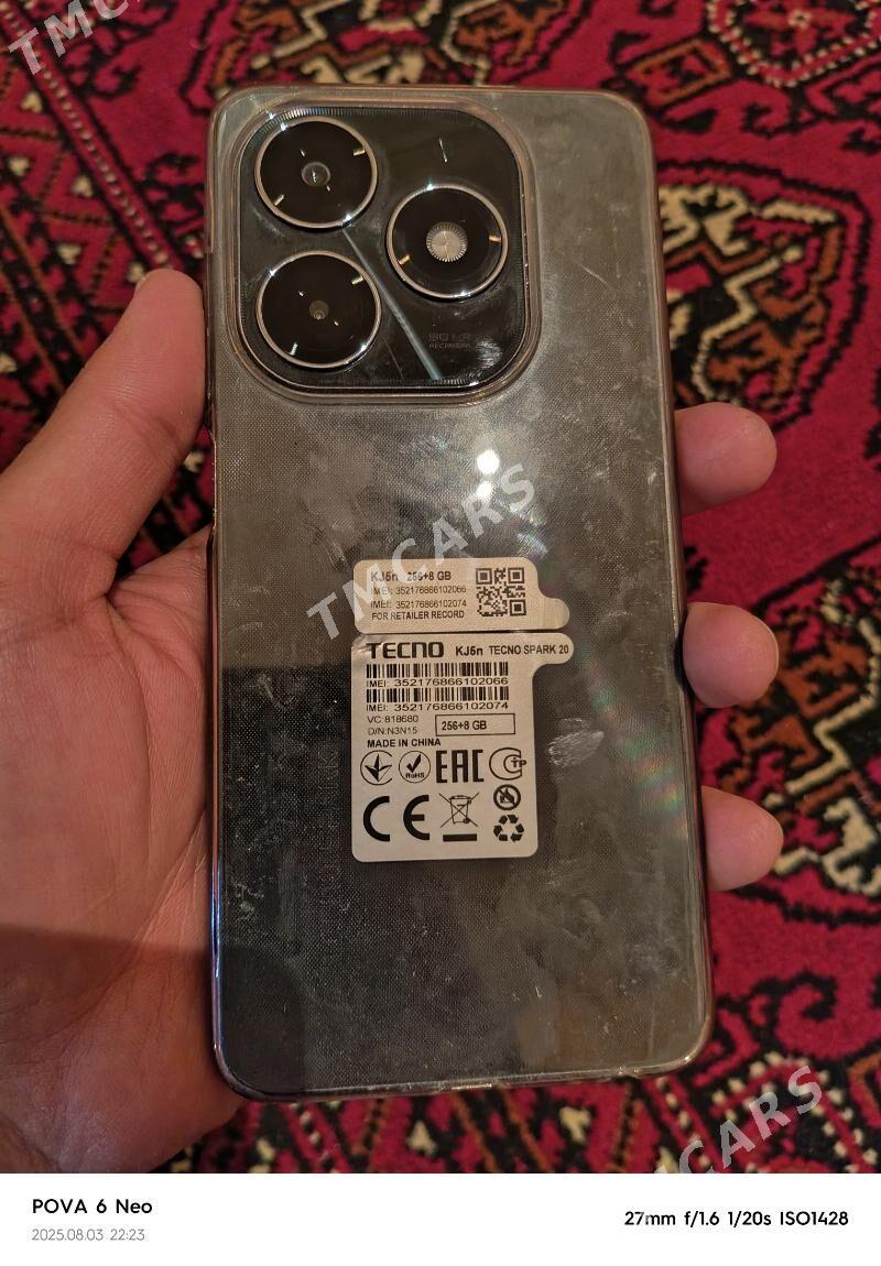 Tecno spark 20 ozi 16/256 - Aşgabat - img 8