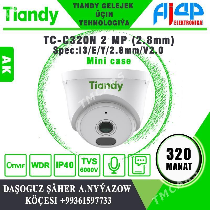 Tiandy 2mp kameralary (AK) - Дашогуз - img 5