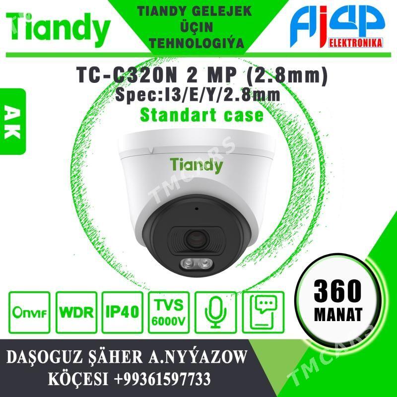 Tiandy 2mp kameralary (AK) - Дашогуз - img 7