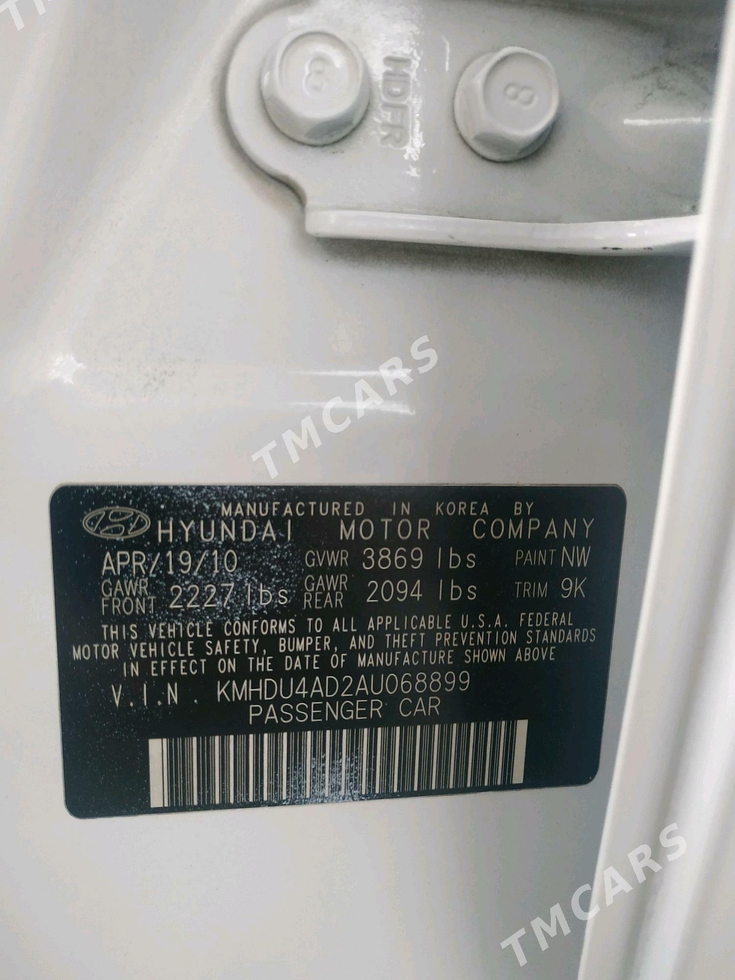 Hyundai Elantra 2010 - 148 000 TMT - Ашхабад - img 6