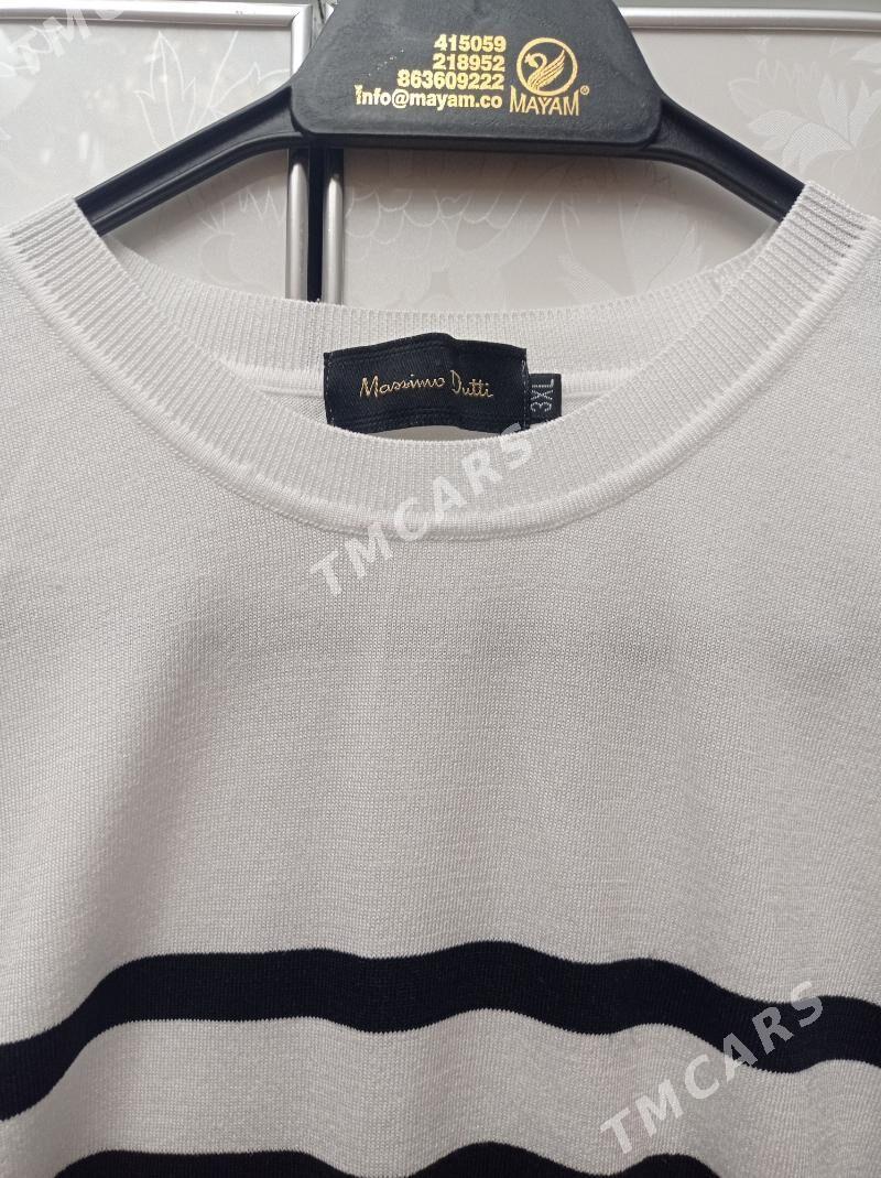 fudbolka Massimo Dutti çyzykly - Ашхабад - img 2