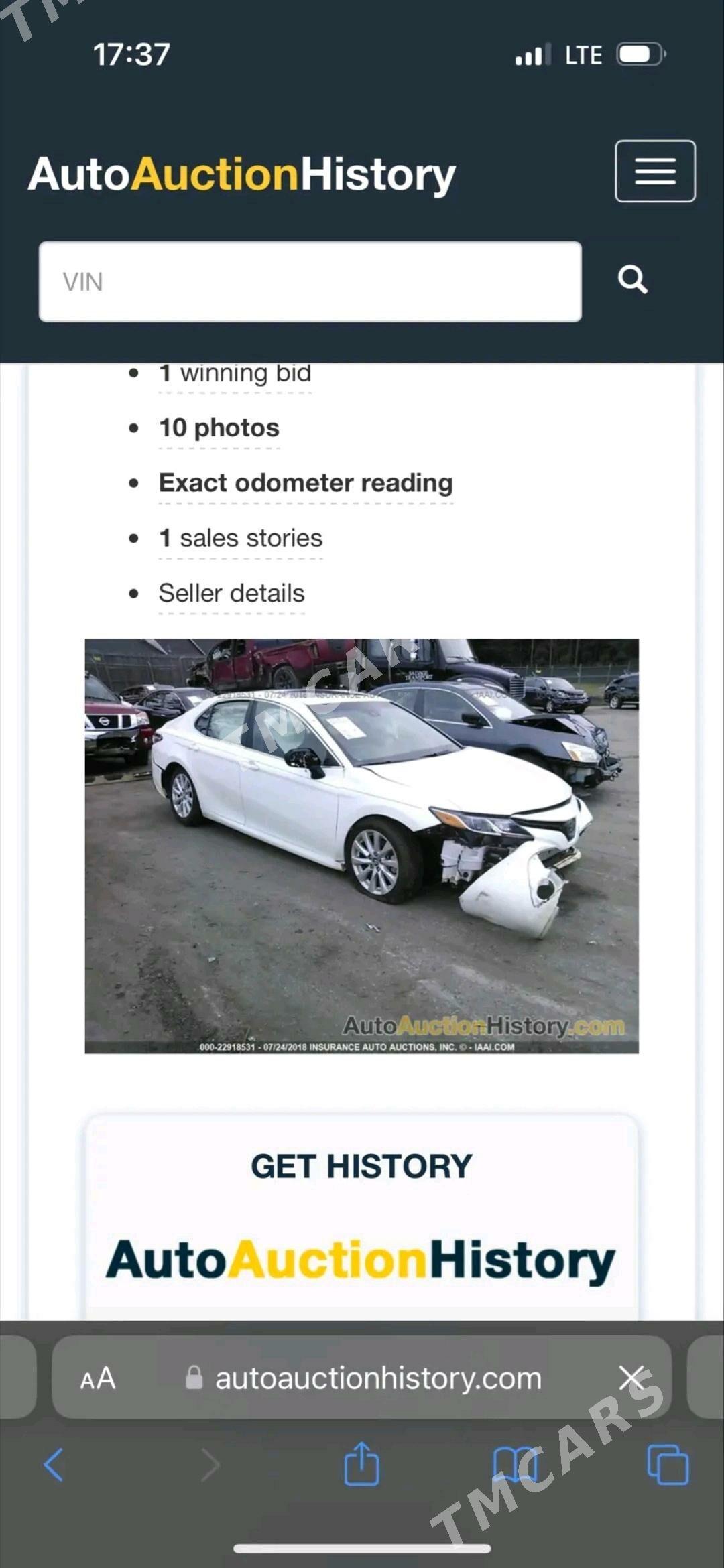 Toyota Camry 2018 - 298 000 TMT - Aşgabat - img 2