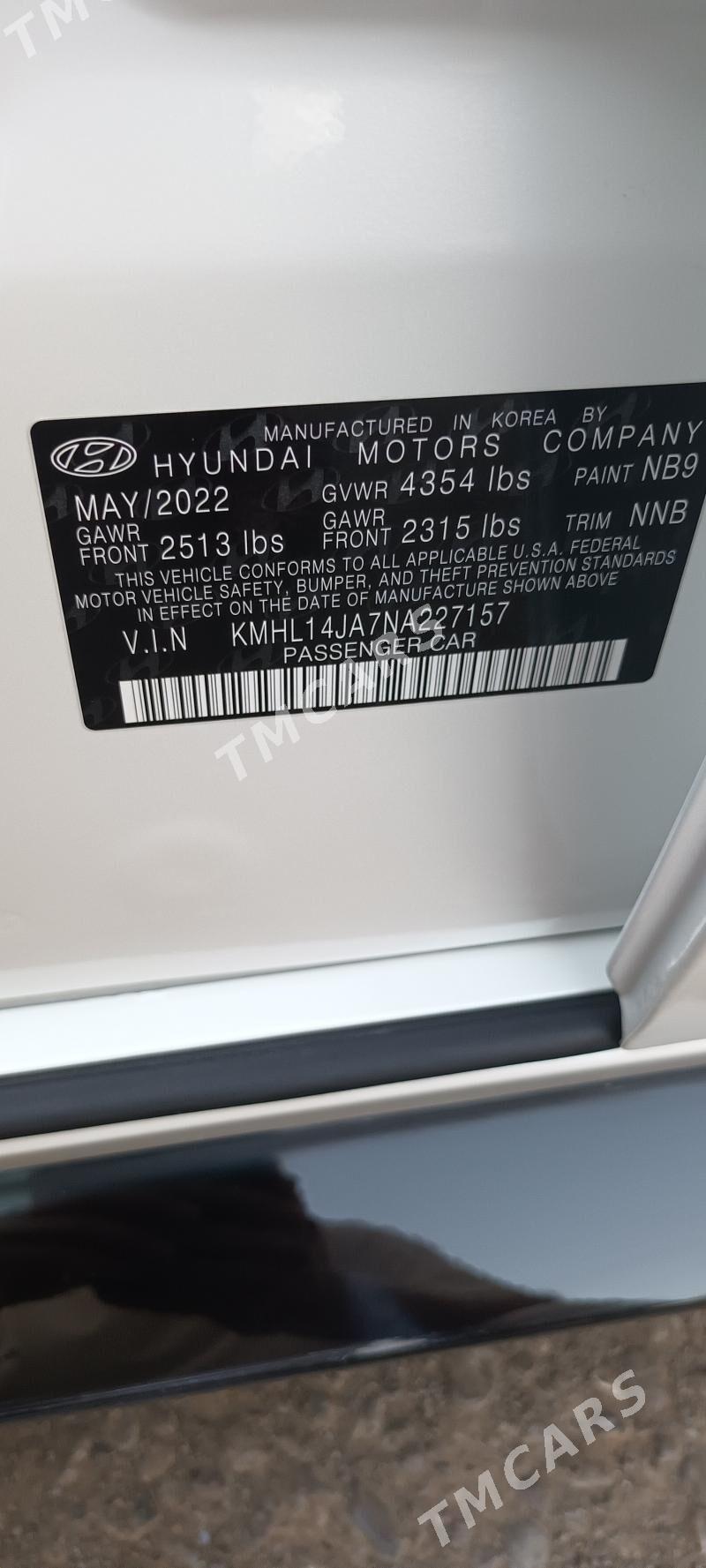 Hyundai Sonata 2022 - 278 000 TMT - Мир 7 - img 7