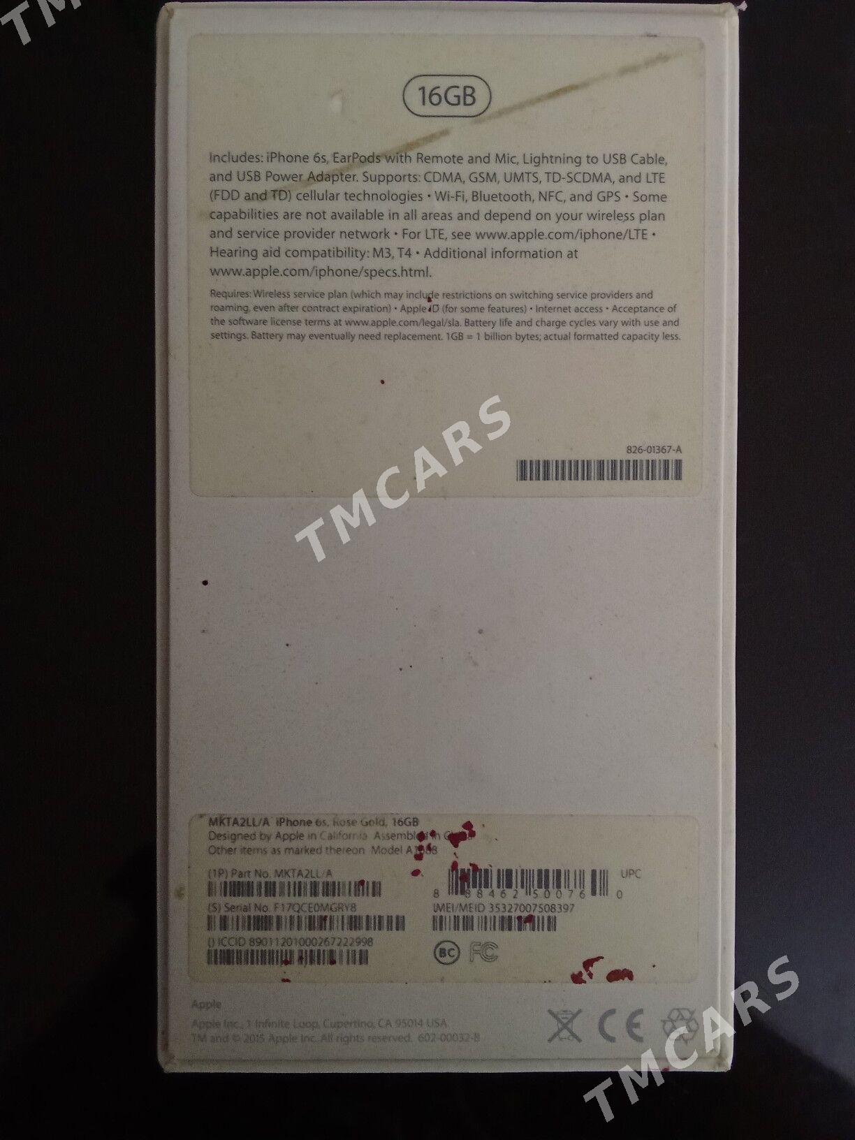 Iphone 6s - Ашхабад - img 2