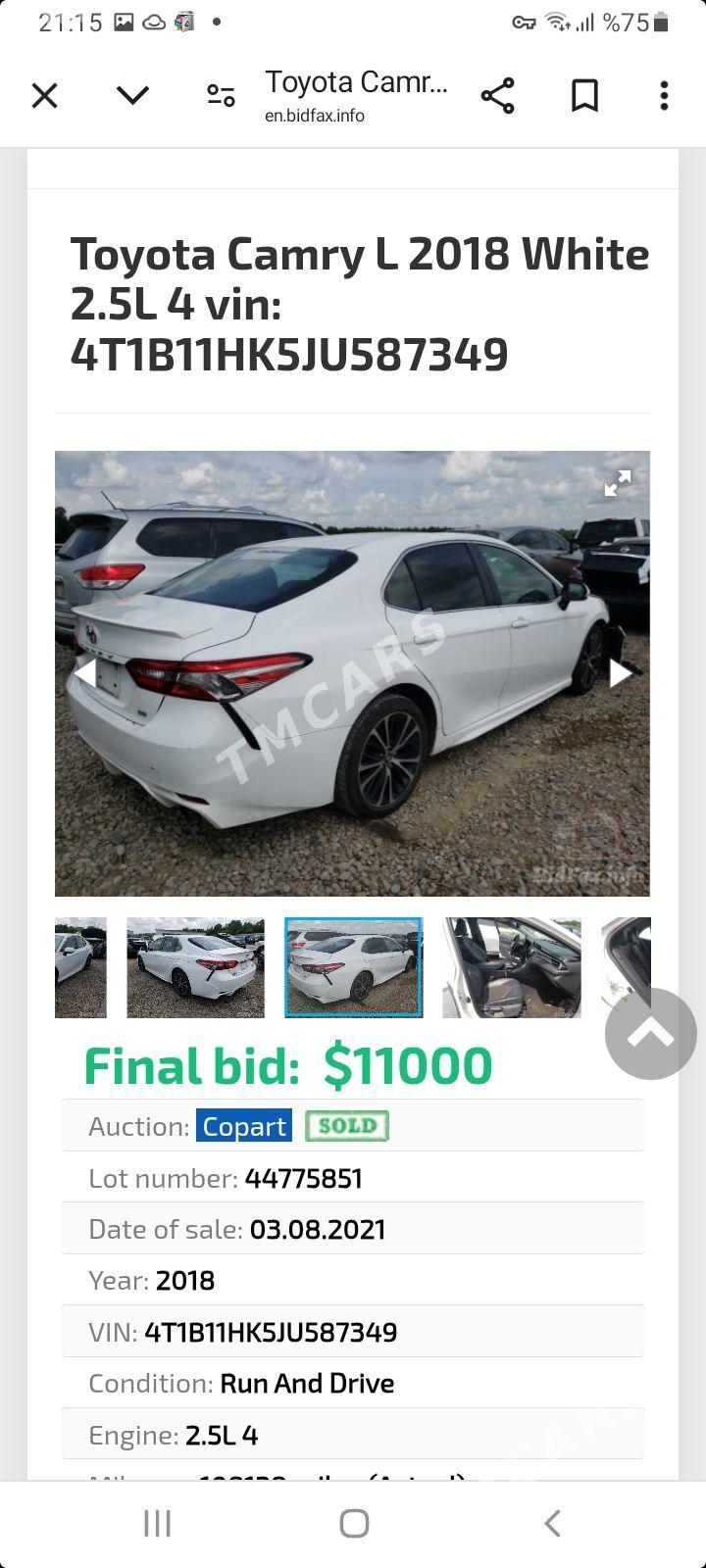 Toyota Camry 2018 - 355 000 TMT - Aşgabat - img 6