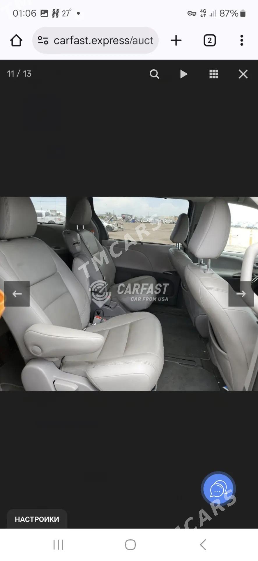 Toyota Sienna 2019 - 425 000 TMT - Ашхабад - img 8