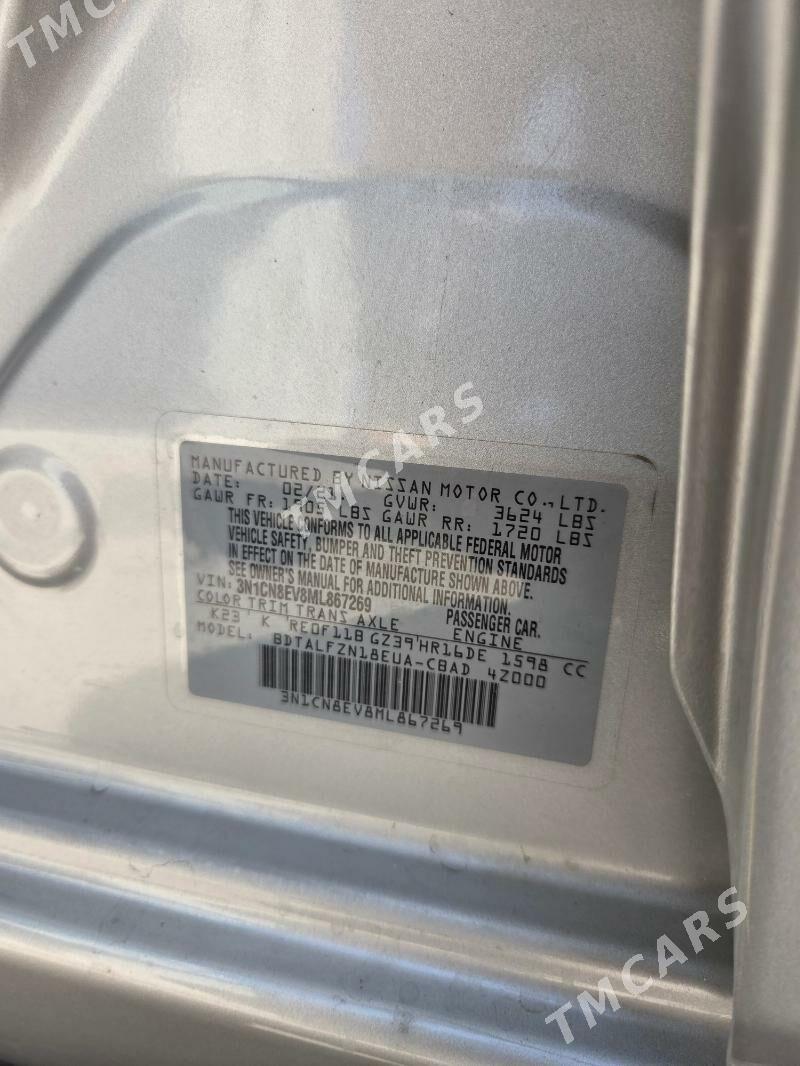 Nissan Versa 2021 - 224 000 TMT - Туркменабат - img 2