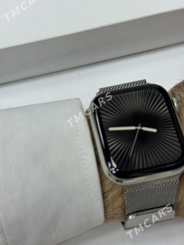 Apple Watch 6 44mm STAINNLES - Aşgabat - img 3