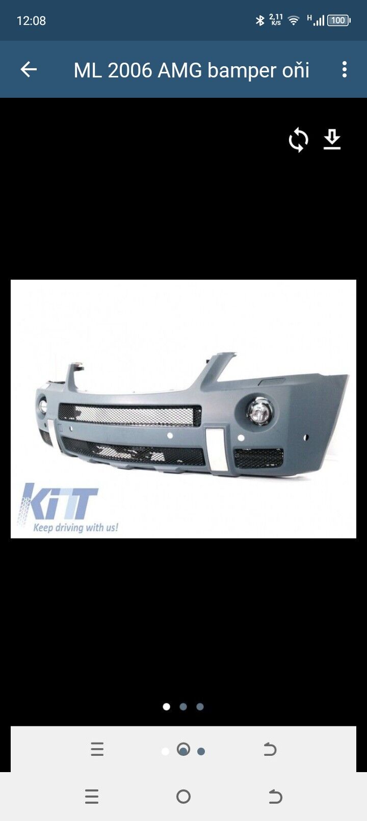 w164 2006 AMG bamper oni 2 300 TMT - Бедев - img 2