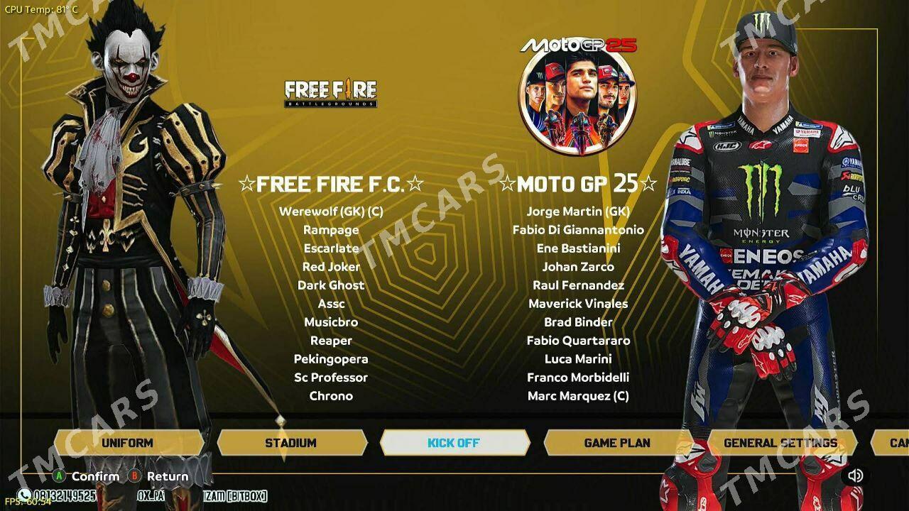 ps4 PES 2026 Bitbox patch - Aşgabat - img 7