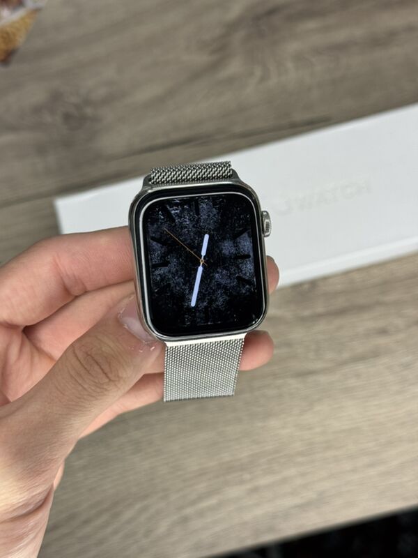 Apple Watch 6 44mm STAINNLES - Ашхабад - img 4