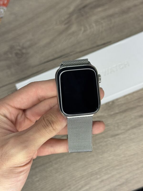 Apple Watch 6 44mm STAINNLES - Ашхабад - img 5