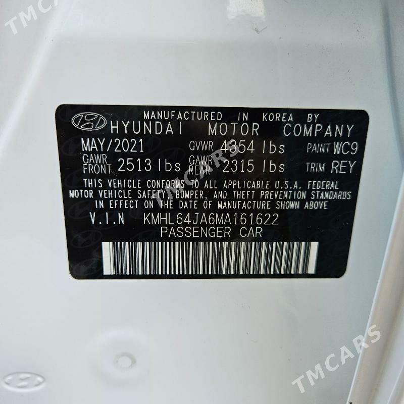Hyundai Sonata 2021 - 295 000 TMT - Ашхабад - img 6