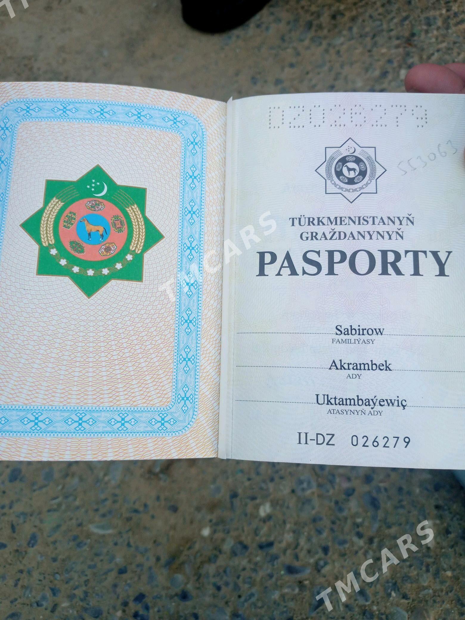 pasport - G.Kuliýew köç. (Obýezdnoý) - img 2