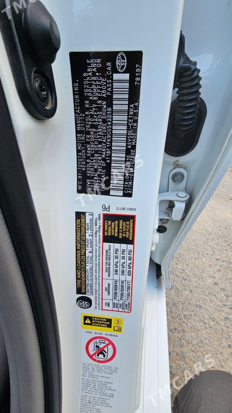 Toyota Camry 2012 - 228 000 TMT - Ашхабад - img 6