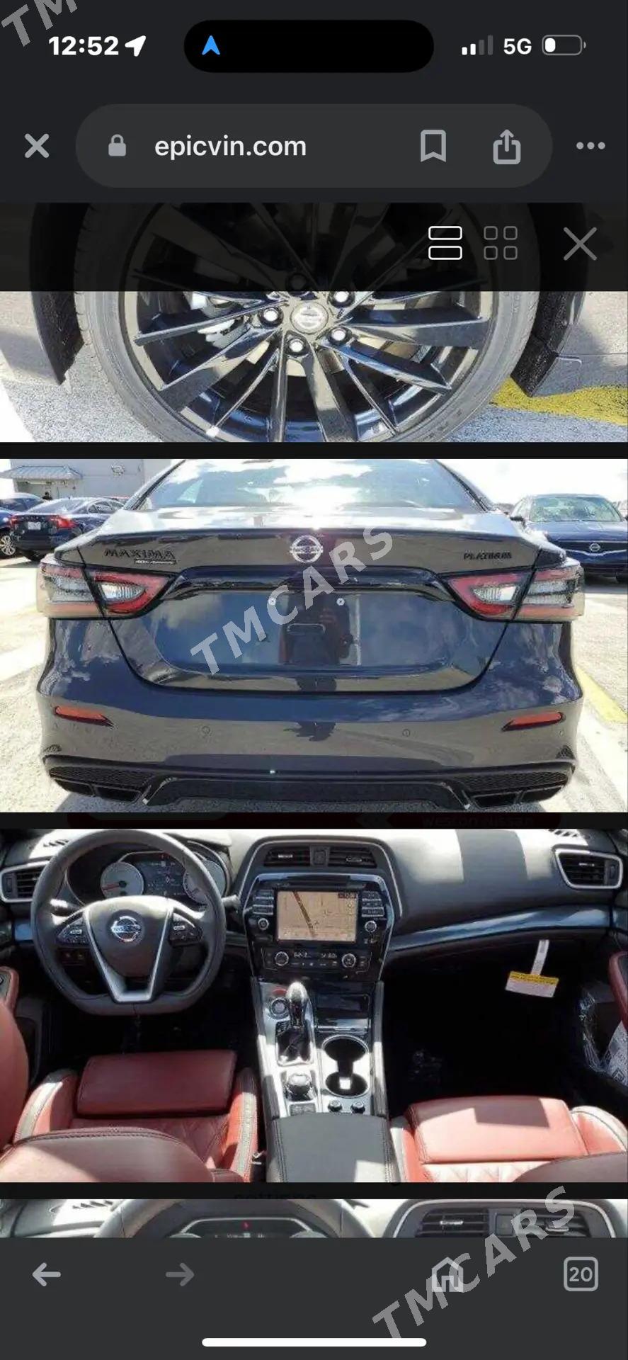 Nissan Maxima 2020 - 275 000 TMT - Ашхабад - img 3