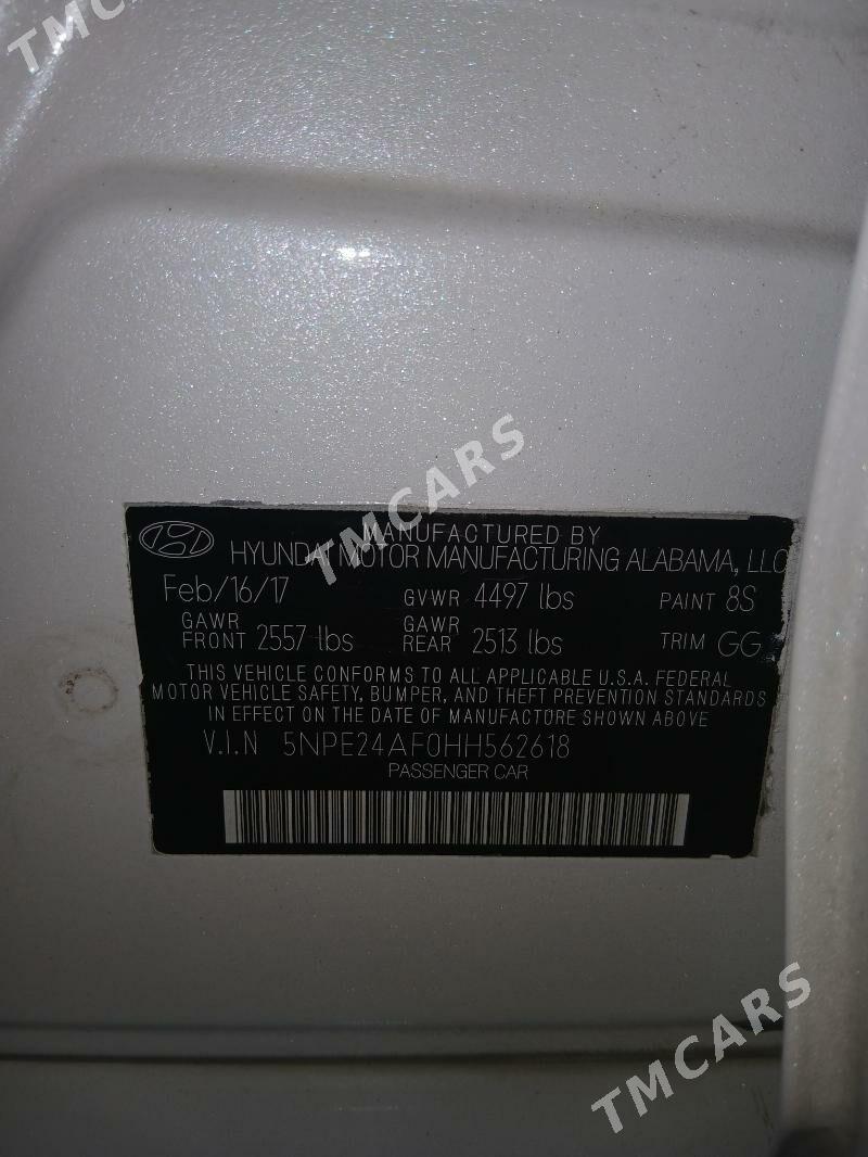 Hyundai Sonata 2017 - 164 000 TMT - Ашхабад - img 5
