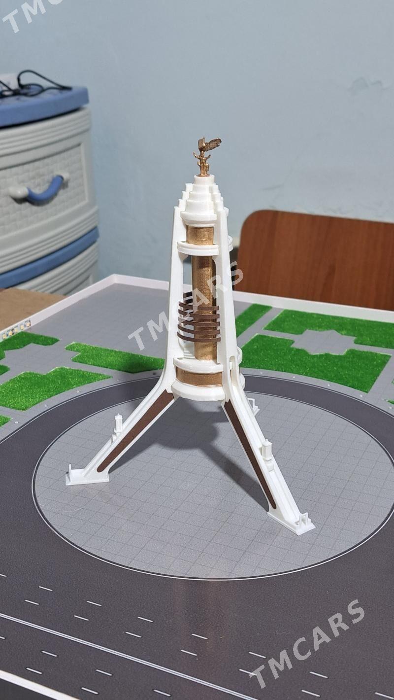 maket Bitaraplyk bina (3 ayak) - Aşgabat - img 2