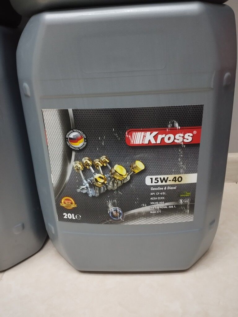 KROSS MOTOR OIL 15W40 API:CF-4 60 TMT - Aşgabat - img 1
