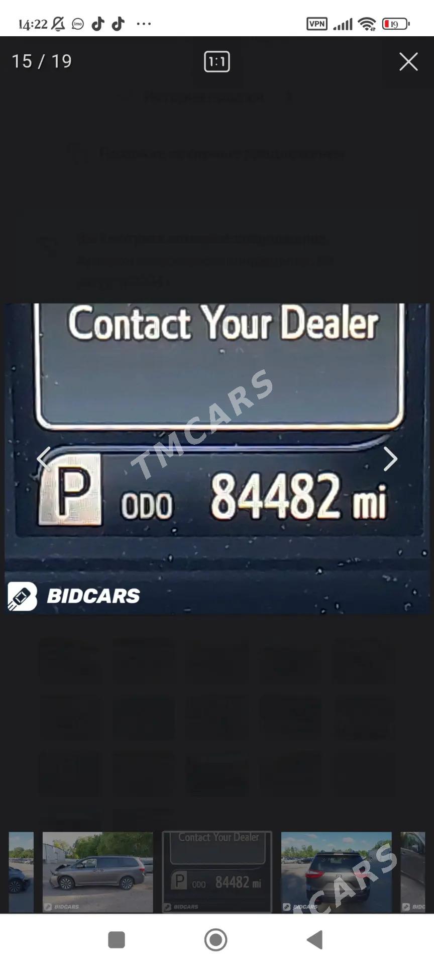 Toyota Sienna 2019 - 399 000 TMT - Ашхабад - img 6