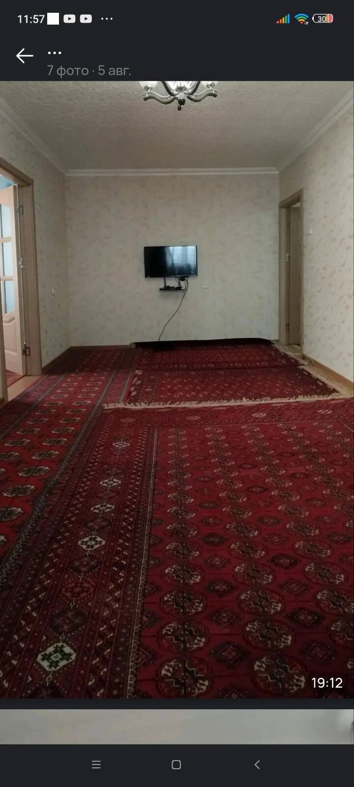 11мкр Айтакова 2ком 56м2 Дёш - Aşgabat - img 4