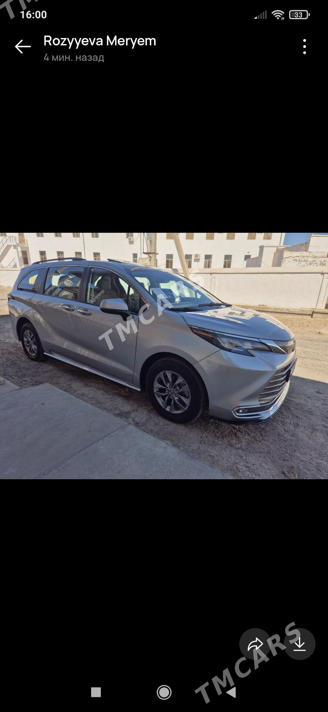 Toyota Sienna 2021 - 520 000 TMT - Дянев - img 3